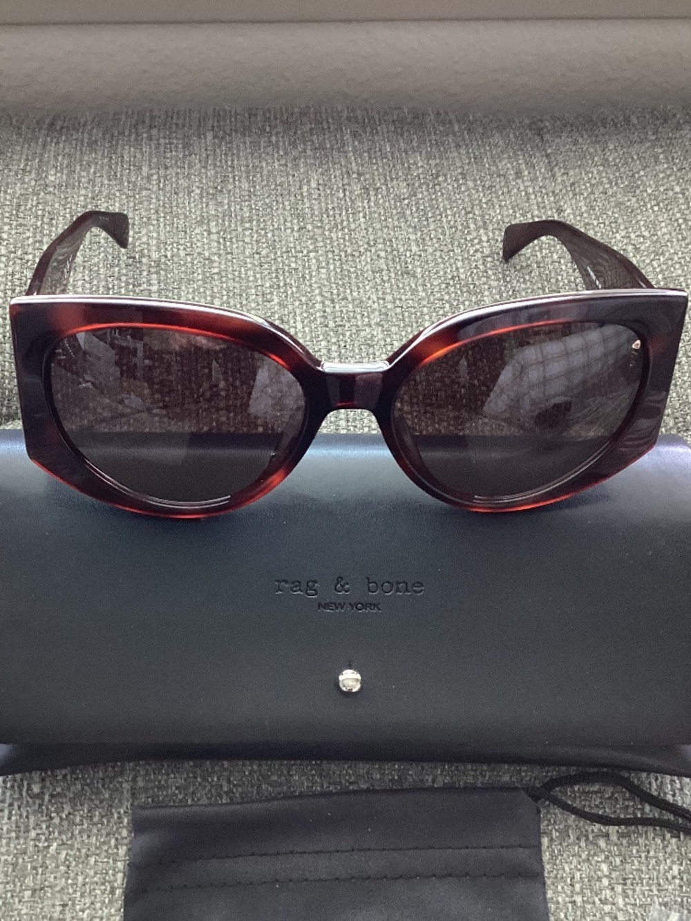 rag & bone 58mm Round Sunglasses